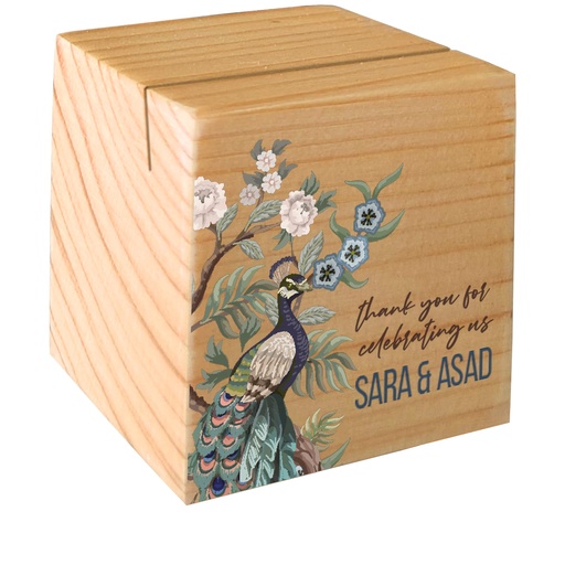 Peacock - Instax Cube