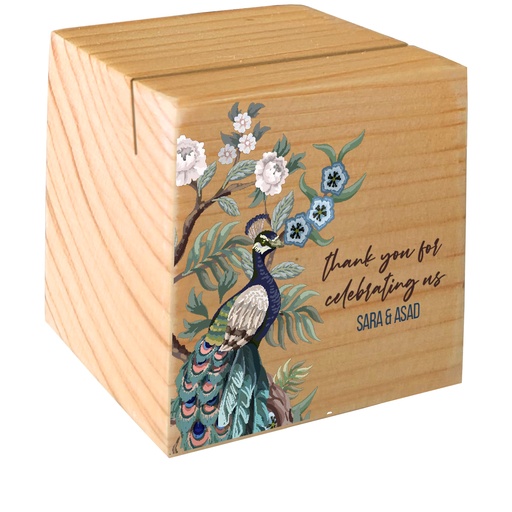 Peacock - Instax Cube