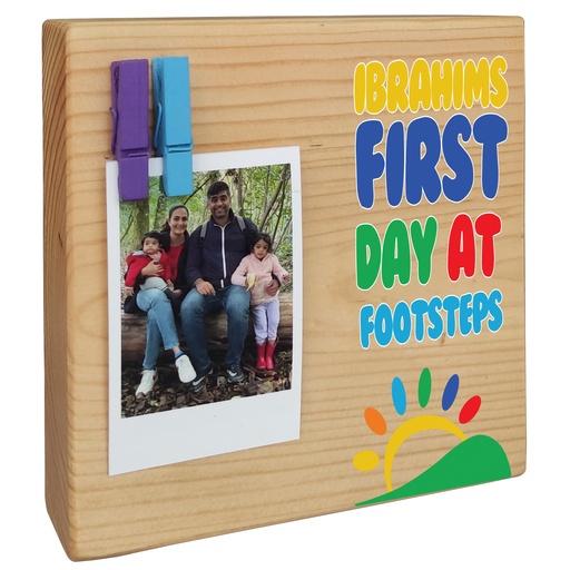  Your School - Instax Wood Block