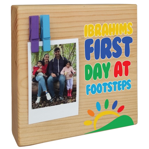  Your School - Instax Wood Block
