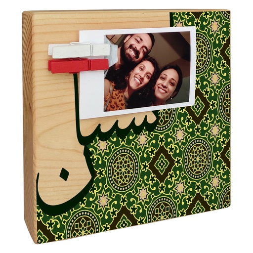  Textile Green - Instax Wood Block