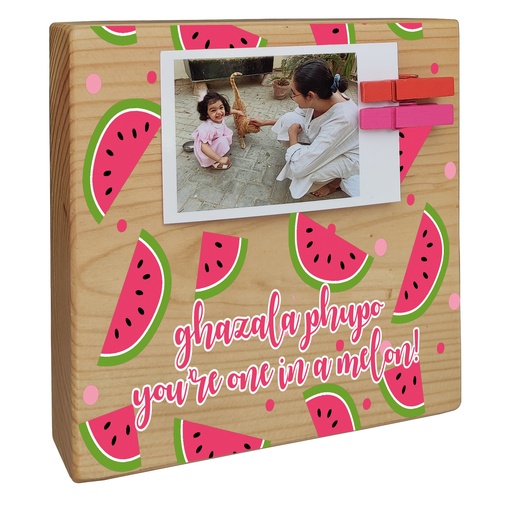 Melon Madness - Instax Wood Block