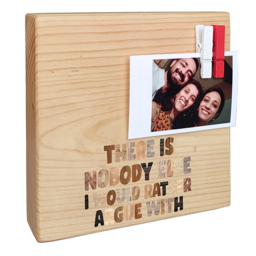 Inlay Text - Instax Wood Block