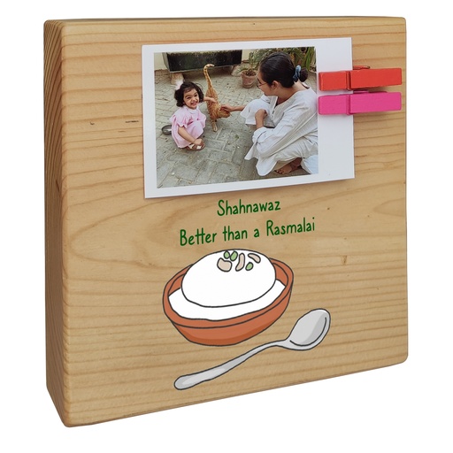 [EC-IWB-RasMalai] Ras Malai - Instax Wood Block