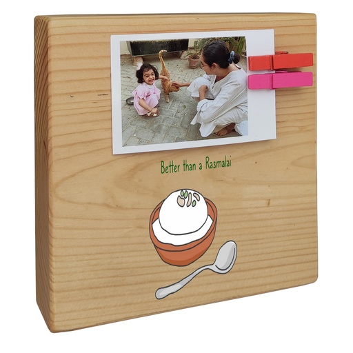 Ras Malai - Instax Wood Block