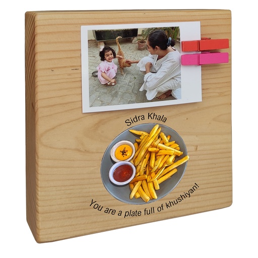 Fries - Instax Wood Block