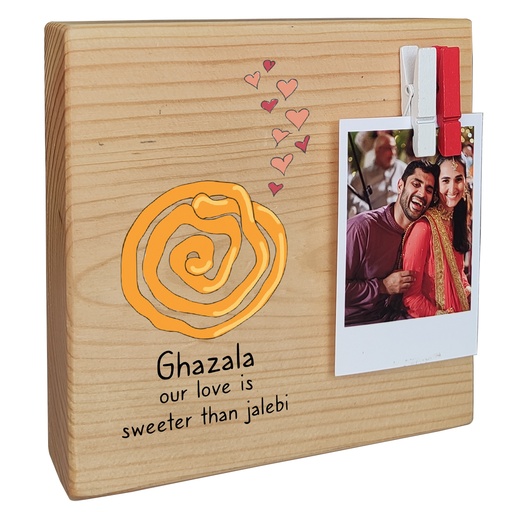Jalebi - Instax Wood Block