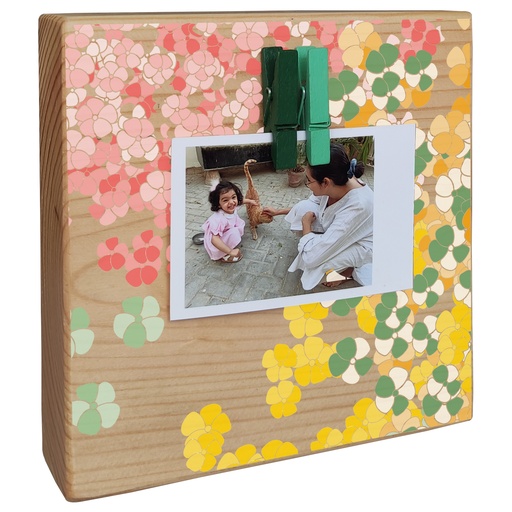 Flowerfall - Instax Wood Block