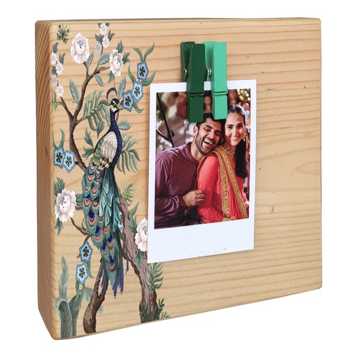 Peacock - Instax Wood Block