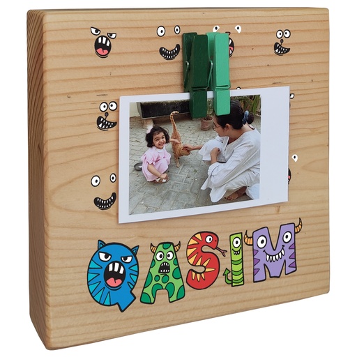 [EC-IWB-Monster Letter] Monster Letter - Instax Wood Block