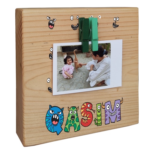 Monster Letter - Instax Wood Block