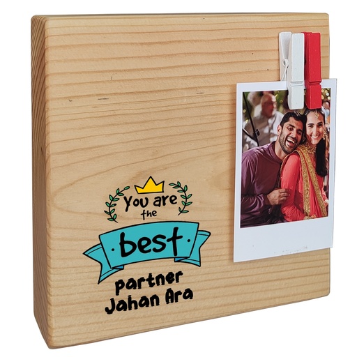 Monogram - Instax Wood Block