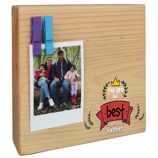 Monogram - Instax Wood Block