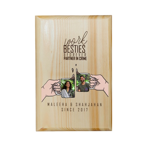 [EC-WP-6"x9"-cheers] Cheers - Wood Plaque