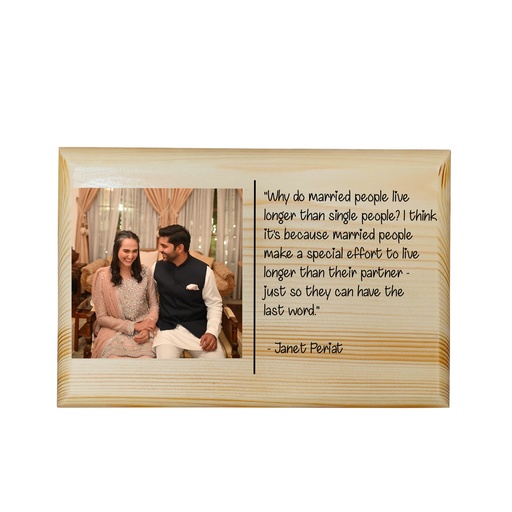 Message - Wood Plaque