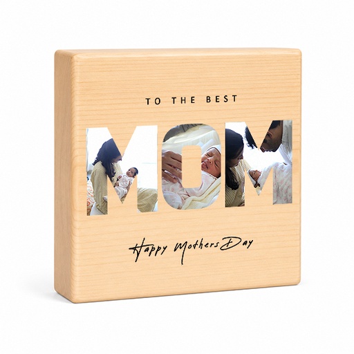 MOM - Wood Plaque