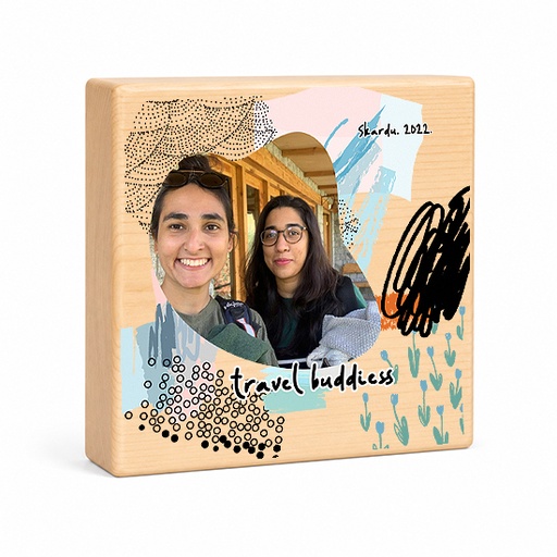 Abstract 01 - Wood Plaque